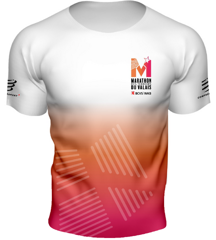 T-shirt officiel Marathon des terroirs du Valais 2022 by Compressport